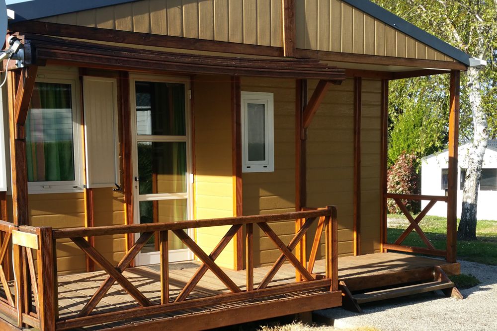 Campingplatz Frankreich Centre : Chalet 2 chambres pour 5 personnes en région Centre Val de Loire