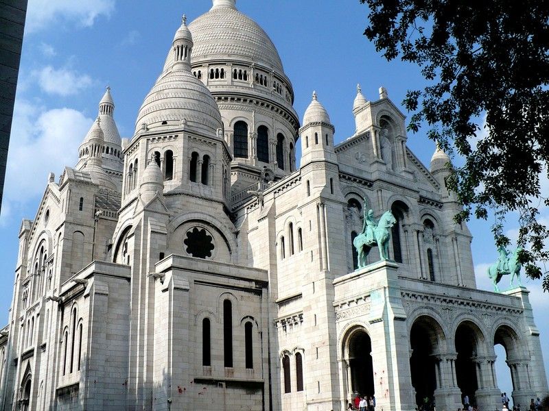 Campingplatz Frankreich Centre : La très touristique Butte Montmartre à Paris