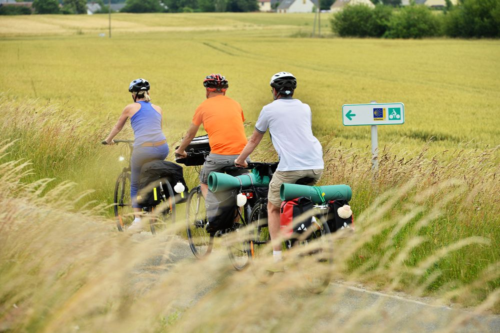 Campsite Eure et Loir France Centre : Randonnée à pied ou à vélo depuis le camping