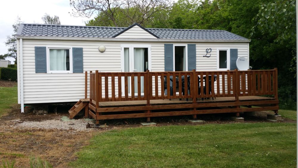 Camping Eure et Loir : Location de mobil-home 3 chambres pour 6 personnes en région Centre Val de Loire